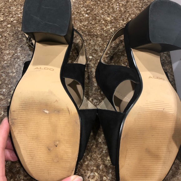 Aldo Cadriela Black Sandal size 7.5 - Picture 10 of 11